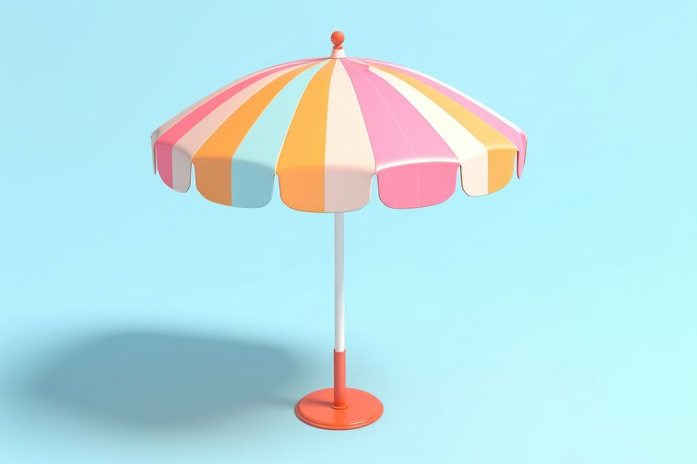 Beach umbrella architecture protection lampshade. AI generated Image by rawpixel.