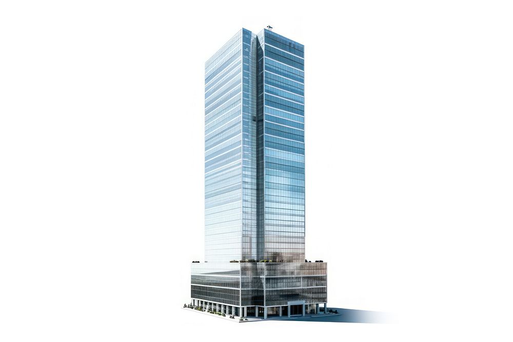 Skyscraper architecture building tower. AI generated Image by rawpixel.