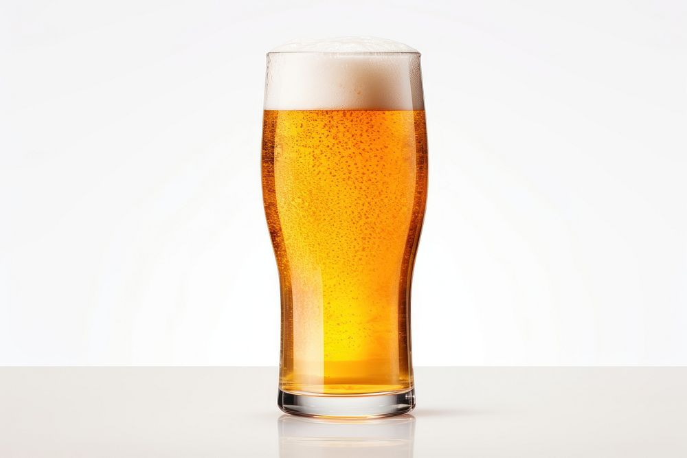 Glass beer lager drink. AI generated Image by rawpixel.