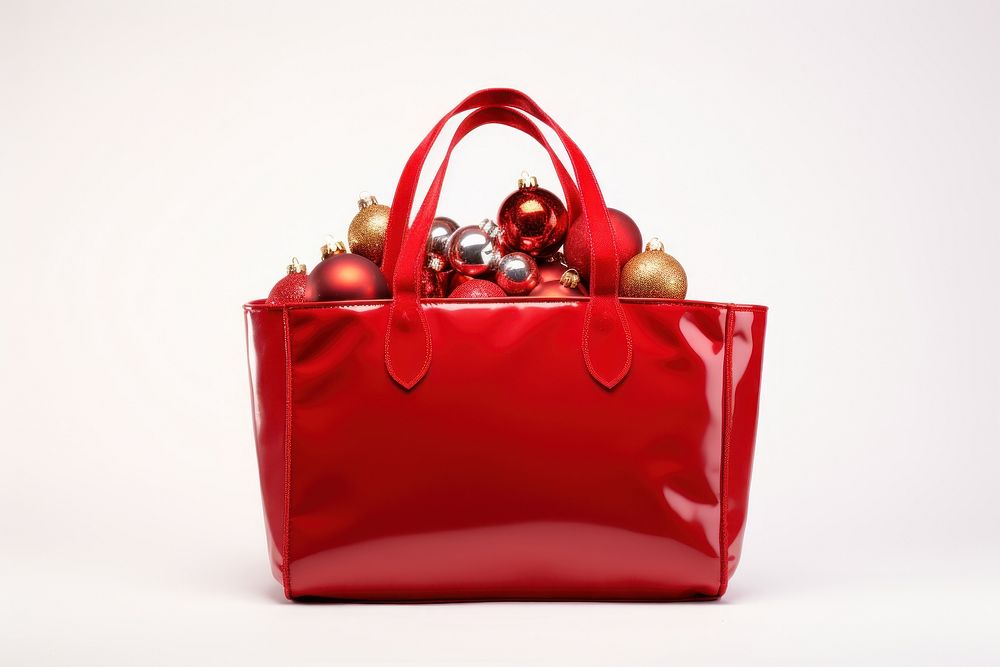 Bag handbag purse red. 