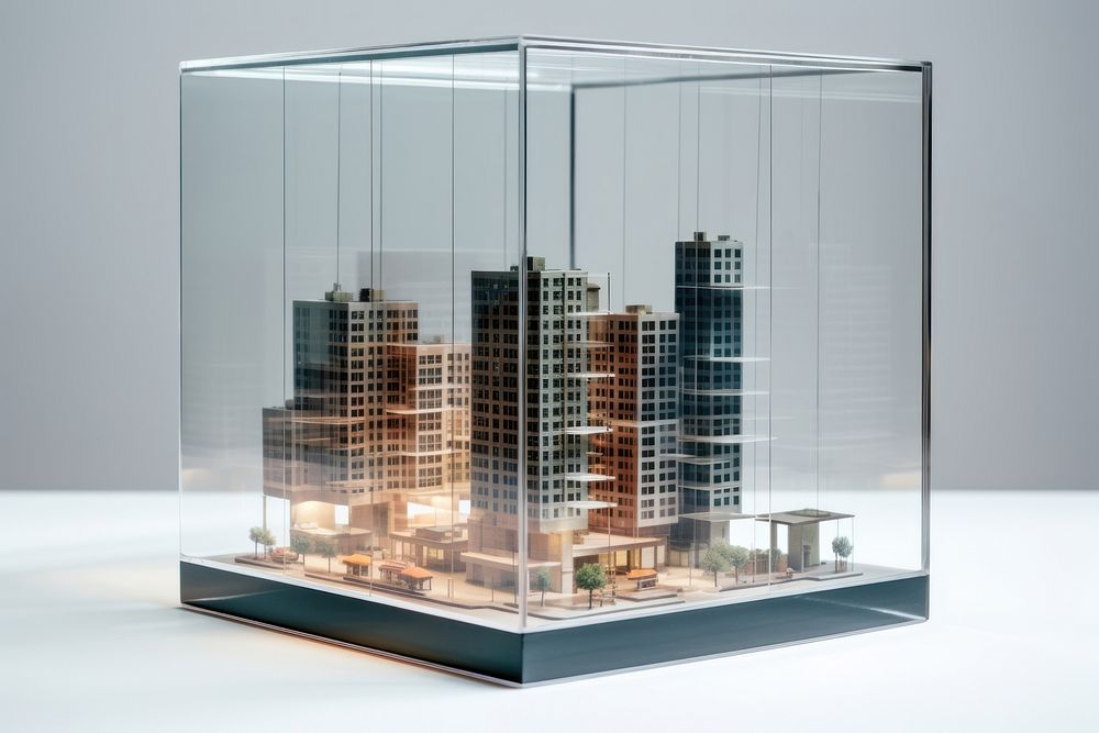 Architecture building glass city. AI generated Image by rawpixel.