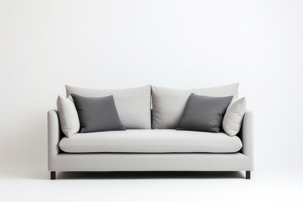 Pillow furniture cushion white. AI generated Image by rawpixel.