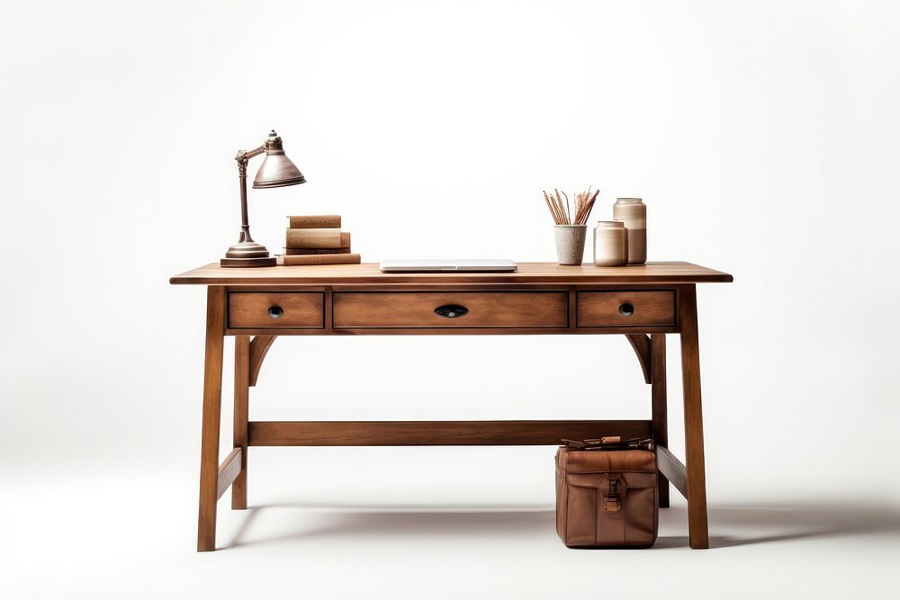 Furniture table sideboard desk. AI generated Image by rawpixel.