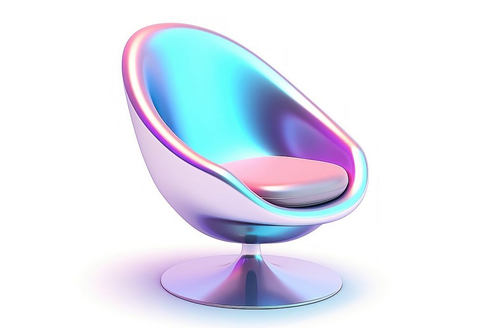 Chair furniture white background technology. AI generated Image by rawpixel.