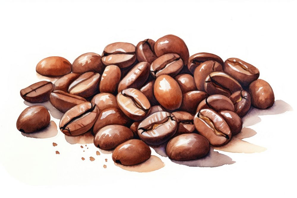 Coffee food coffee beans chocolate. AI generated Image by rawpixel.