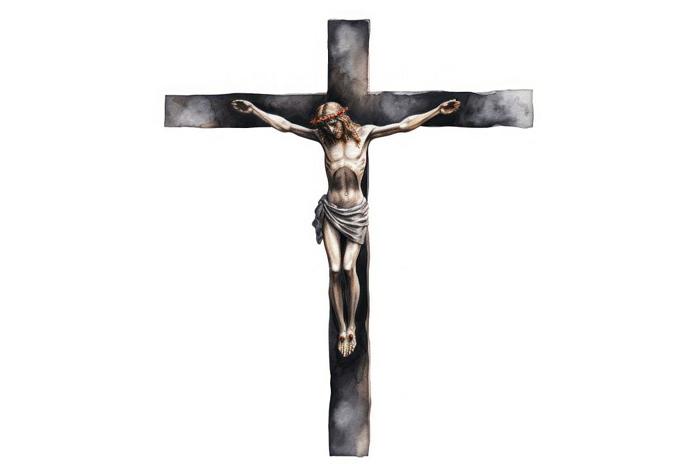 Crucifix symbol cross representation. AI generated Image by rawpixel.