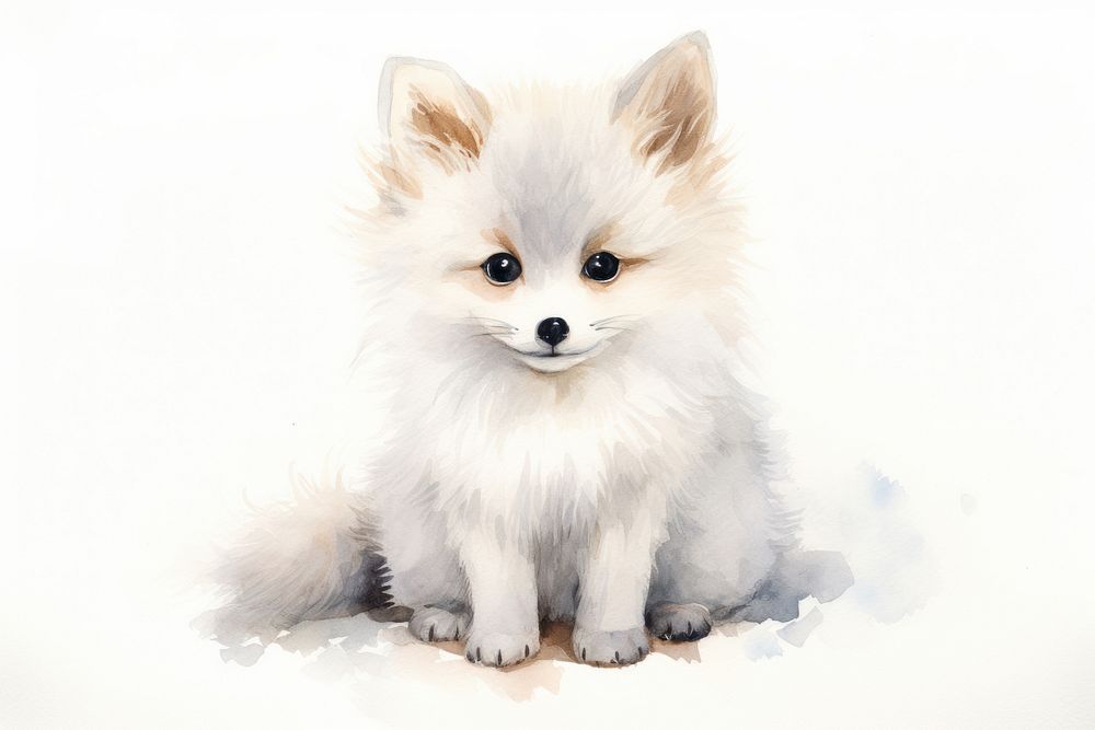 Animal mammal white cute. AI generated Image by rawpixel.