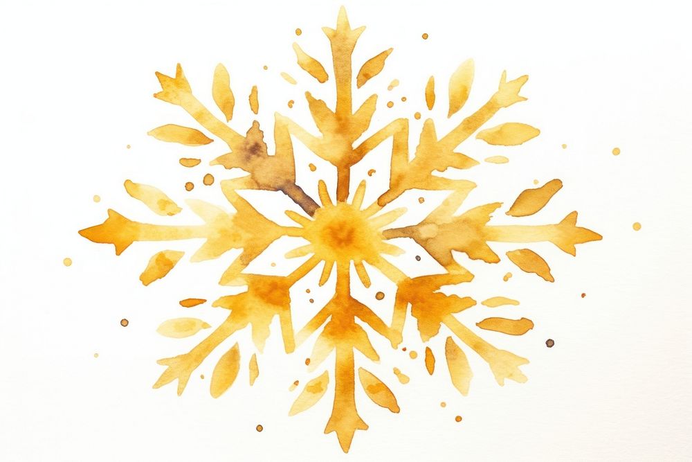 Snow snowflake pattern celebration. AI generated Image by rawpixel.