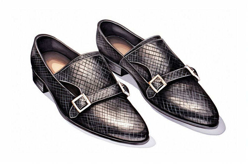 Footwear black shoe clothing. AI generated Image by rawpixel.