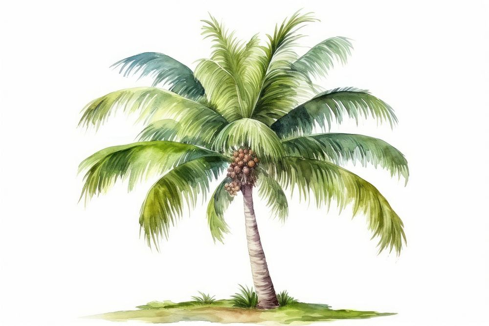 Tree coconut plant arecaceae. AI generated Image by rawpixel.