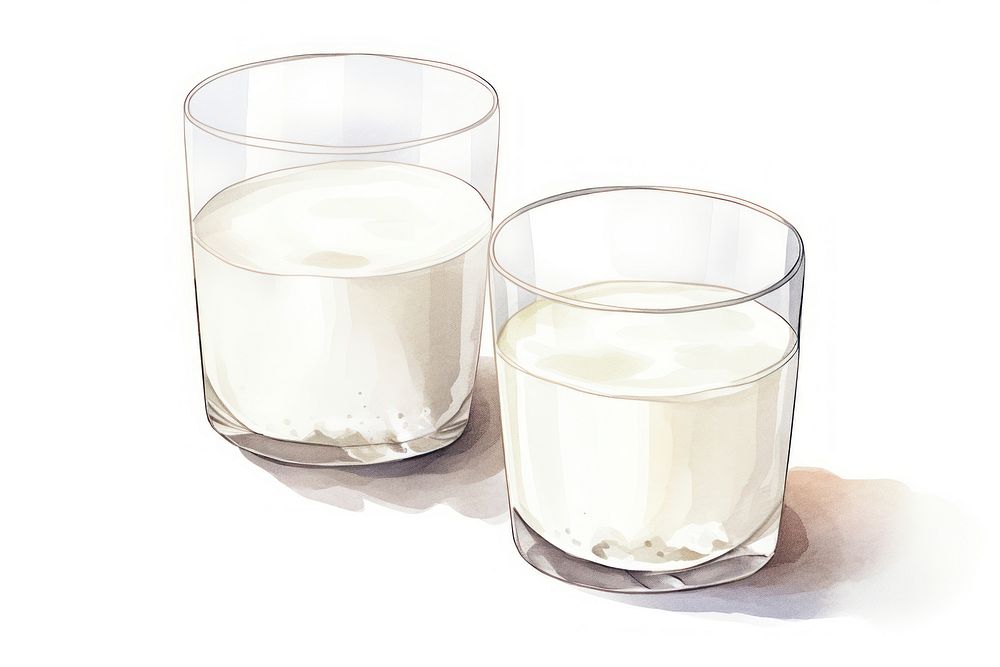 Milk drink dairy glass. AI generated Image by rawpixel.