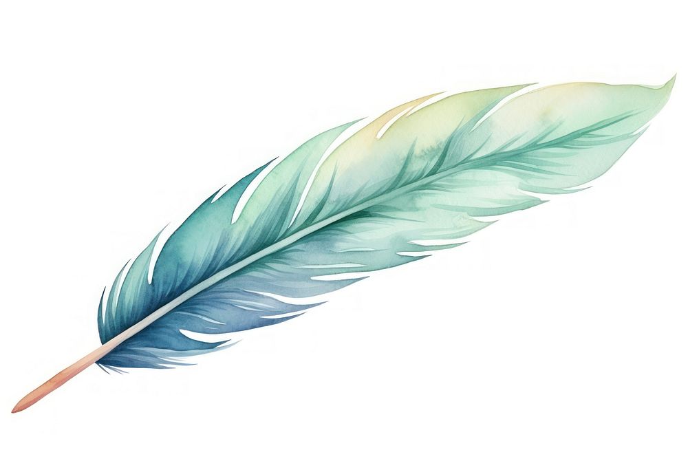 Feather leaf lightweight softness. AI generated Image by rawpixel.
