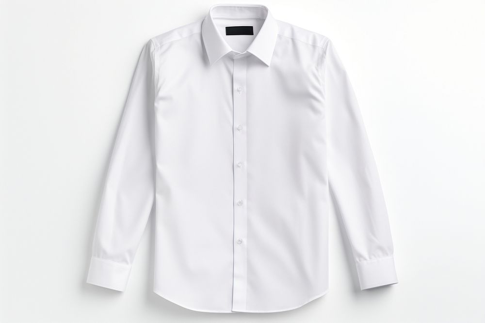 Shirt sleeve white white background. AI generated Image by rawpixel.