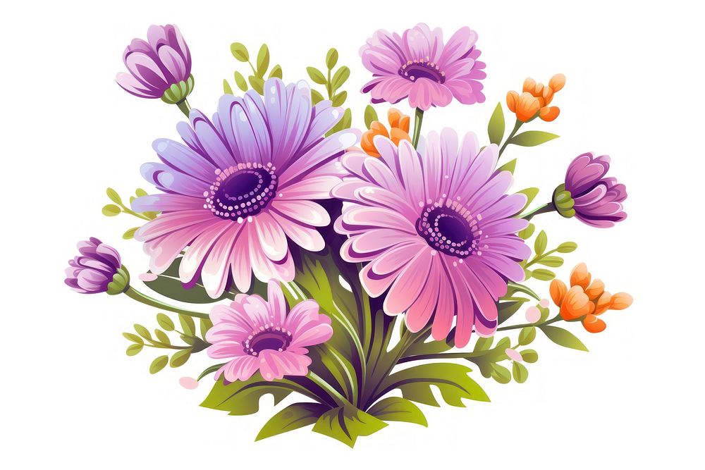 Flower pattern plant daisy. AI generated Image by rawpixel.