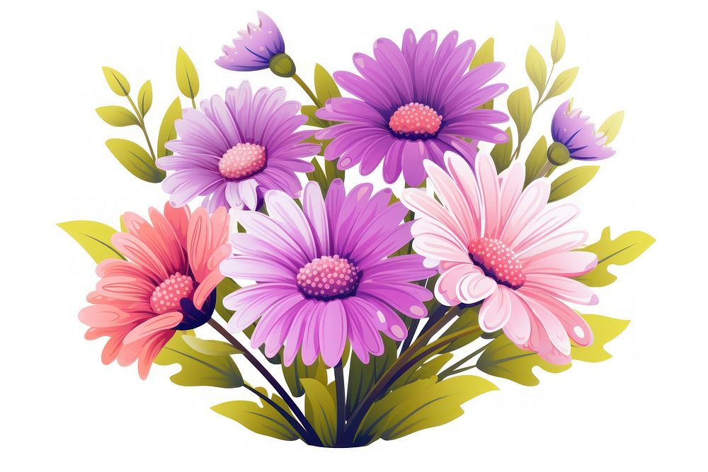 Flower pattern plant daisy. AI generated Image by rawpixel.