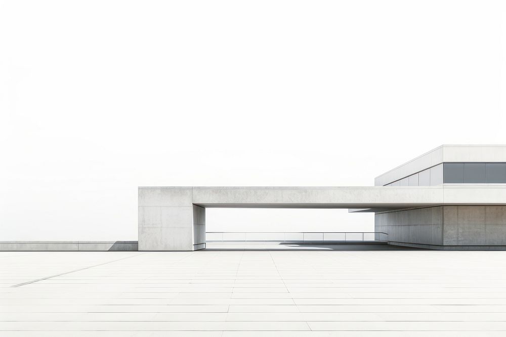 Architecture building white absence. AI generated Image by rawpixel.