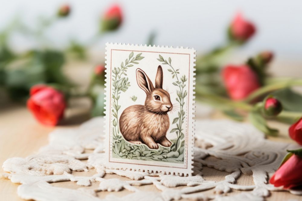 Animal mammal easter rabbit. AI generated Image by rawpixel.