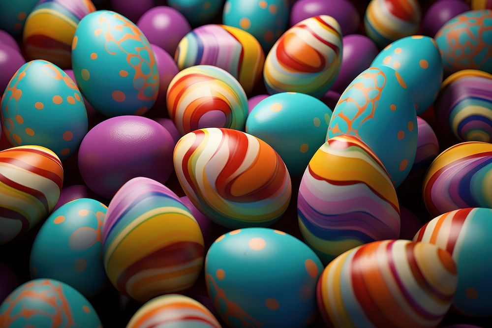 Egg easter confectionery backgrounds. AI generated Image by rawpixel.