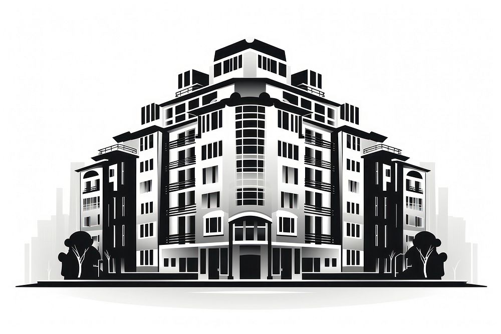 Building architecture drawing sketch. AI generated Image by rawpixel.