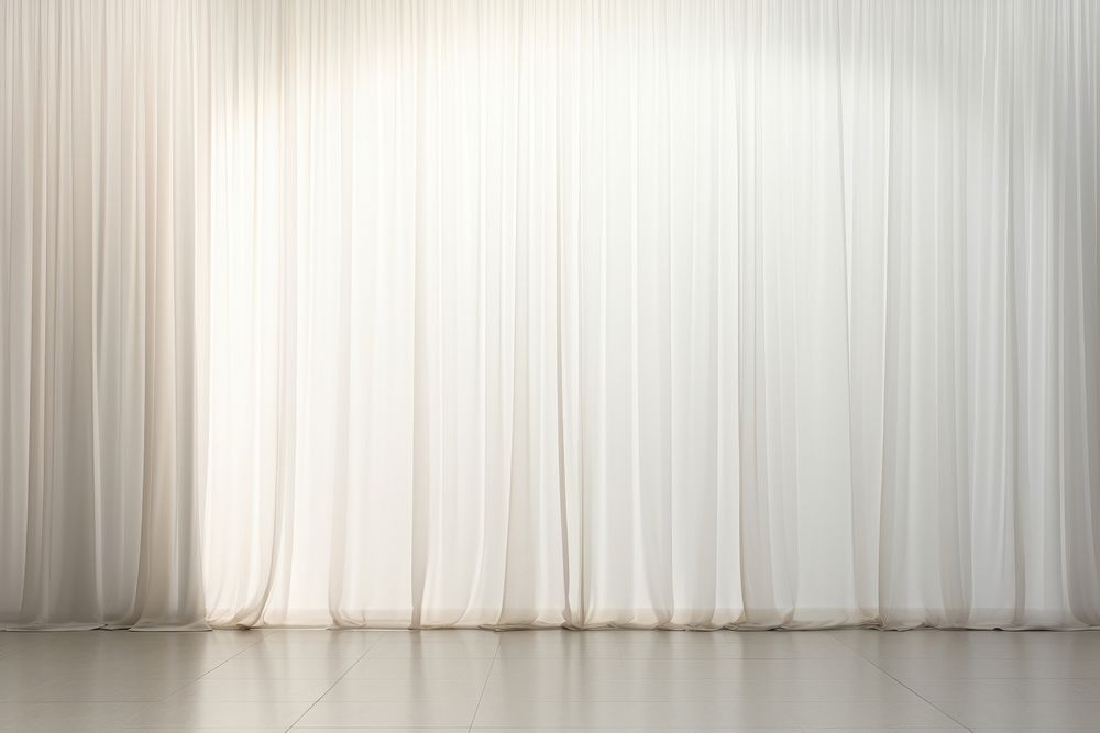 Curtain backgrounds light white. 