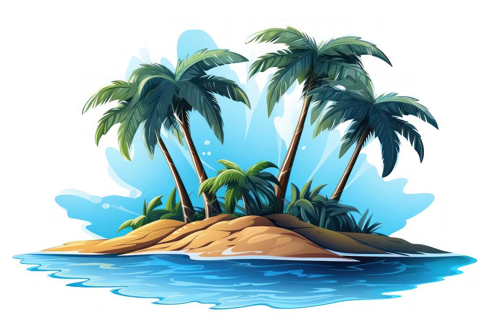 Land outdoors tropical tropics. AI generated Image by rawpixel.