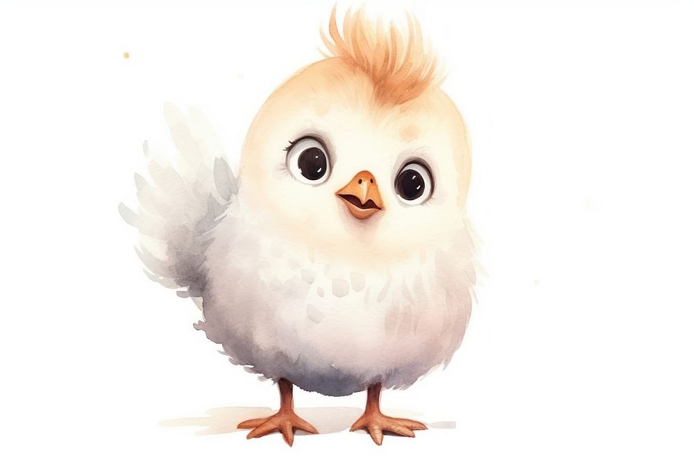 Cartoon chicken animal bird. AI generated Image by rawpixel.