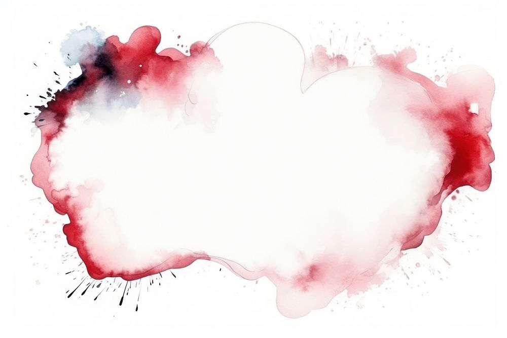 Backgrounds heart white background splattered. AI generated Image by rawpixel.
