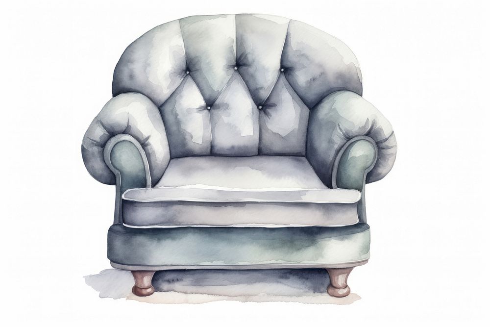 Armchair furniture comfortable relaxation. AI generated Image by rawpixel.