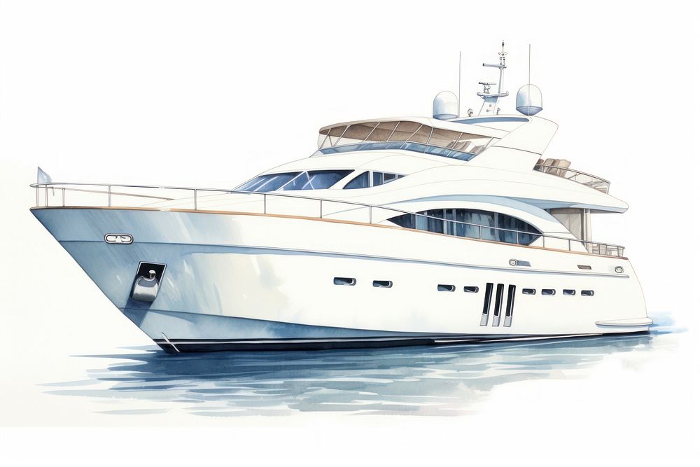 Yacht vehicle boat transportation. AI generated Image by rawpixel.