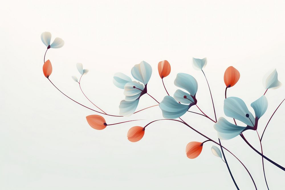 Flower plant fragility outdoors. AI generated Image by rawpixel.