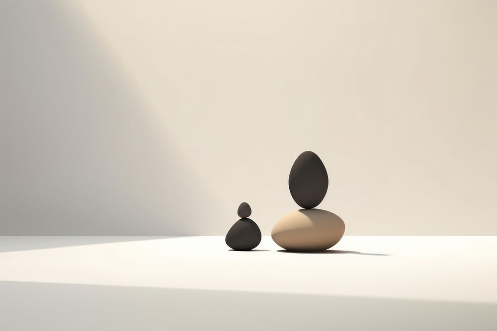 Simplicity shadow zen-like lighting. AI generated Image by rawpixel.