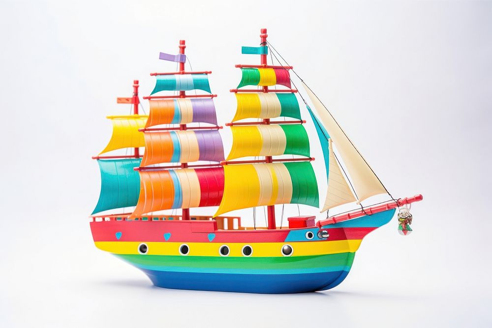 Watercraft sailboat vehicle ship. AI generated Image by rawpixel.