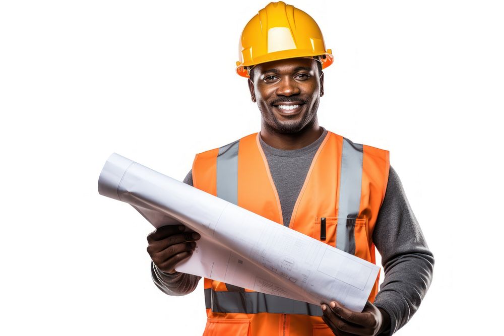 Holding hardhat helmet adult. 