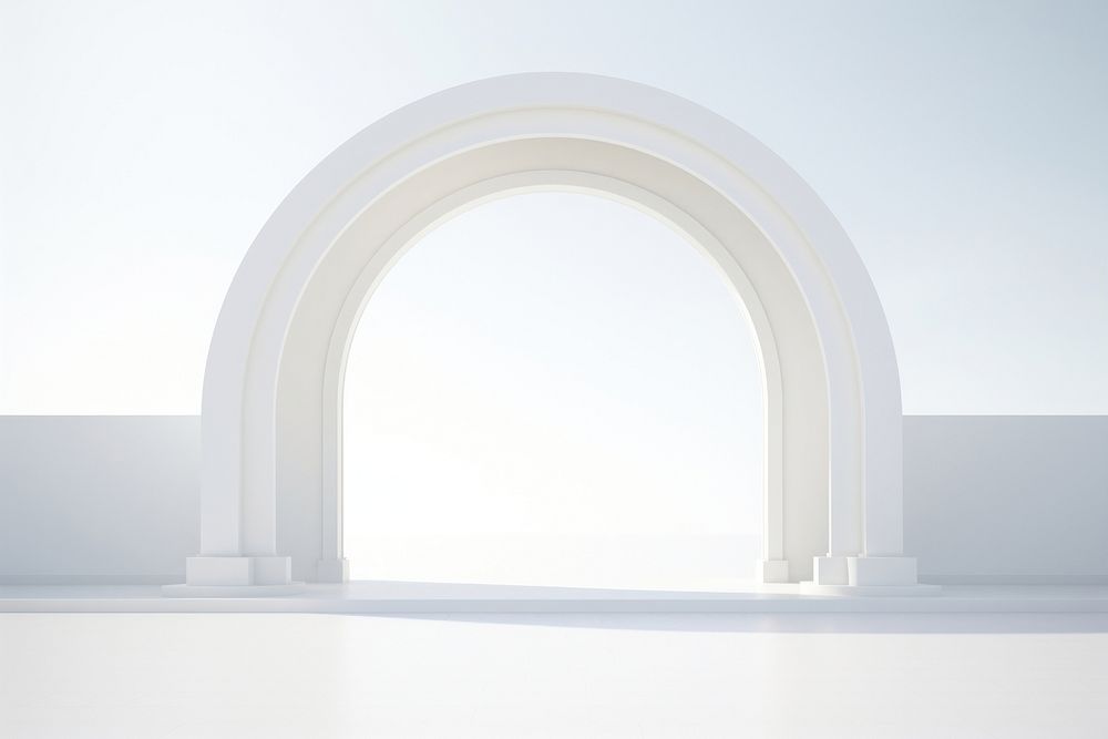 Architecture building white simplicity. AI generated Image by rawpixel.