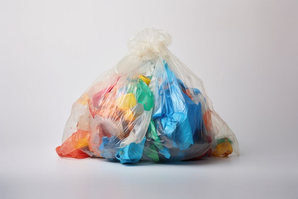 Plastic bag white background accessories. AI generated Image by rawpixel.