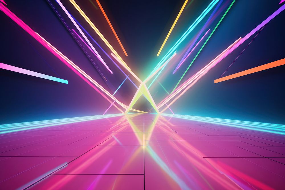 Light backgrounds laser neon. AI generated Image by rawpixel.