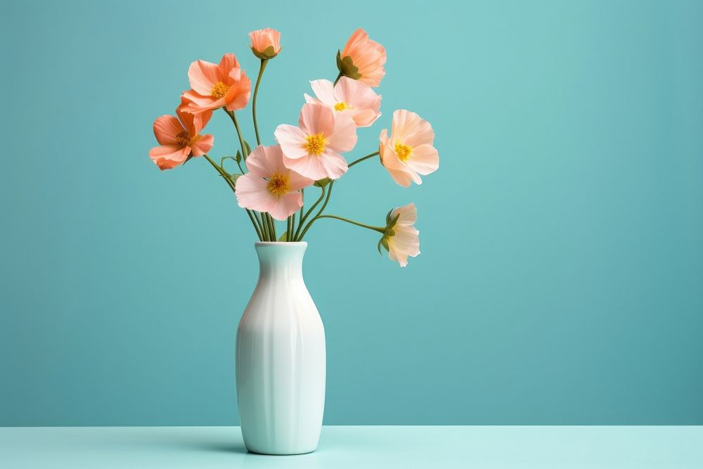 Flower vase plant inflorescence. AI generated Image by rawpixel.