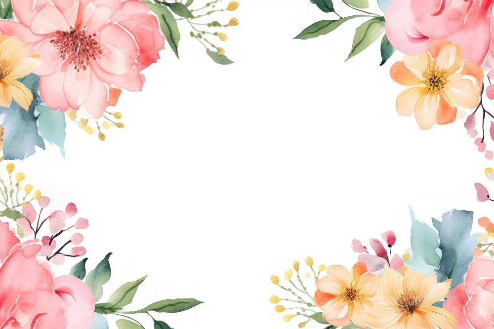 Flower backgrounds pattern plant. AI generated Image by rawpixel.
