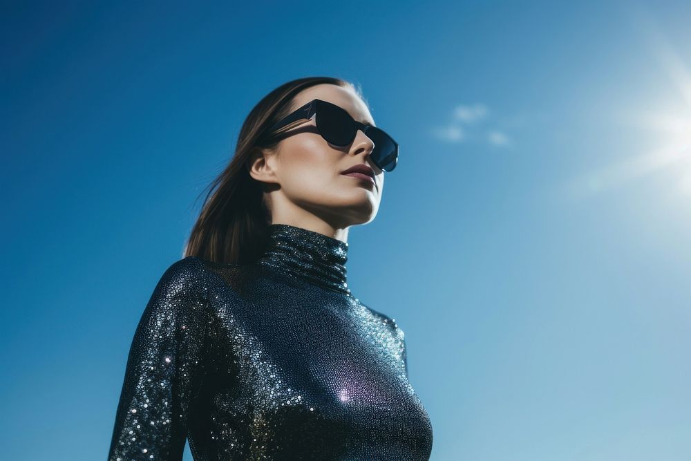Sunglasses portrait outdoors fashion. AI generated Image by rawpixel.