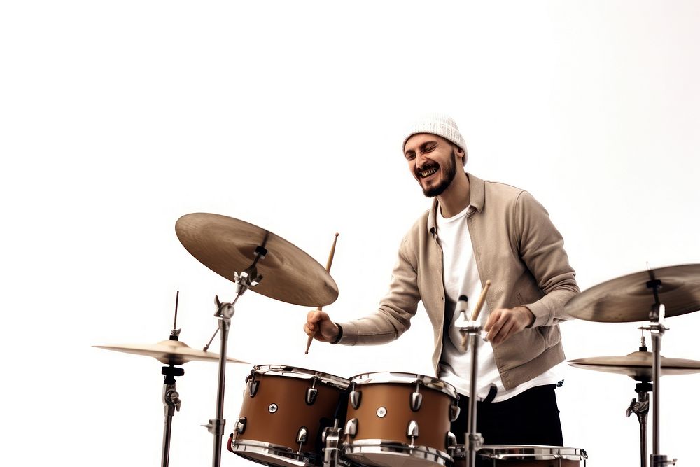 Drummer music percussion musician. AI generated Image by rawpixel.