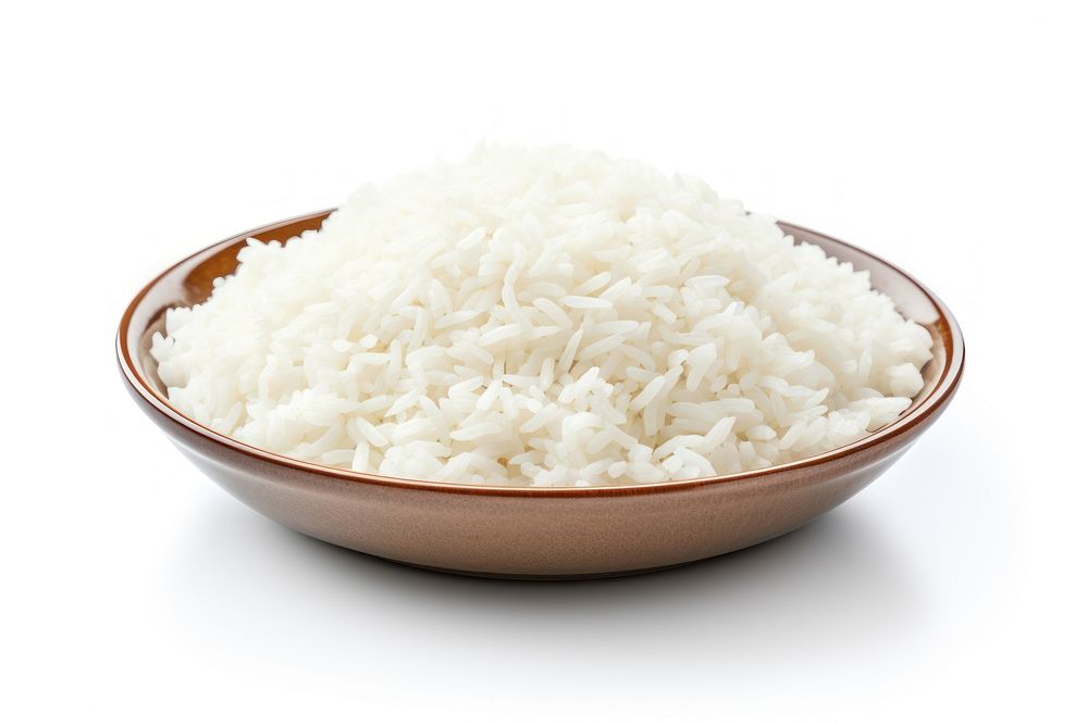 Rice white food dish. AI generated Image by rawpixel.