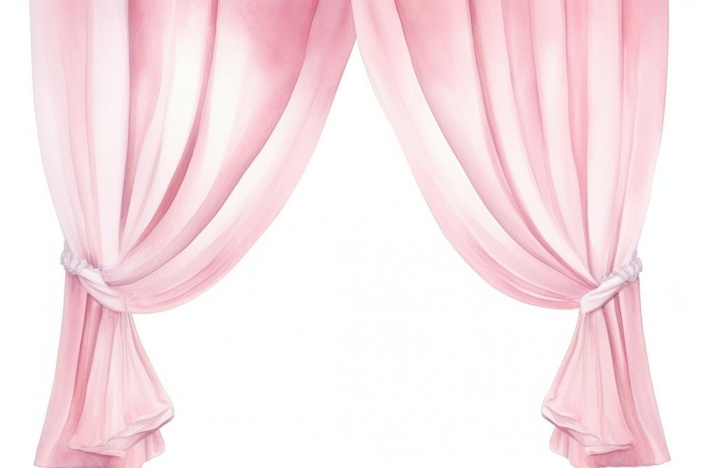 Curtain backgrounds pink white background. AI generated Image by rawpixel.