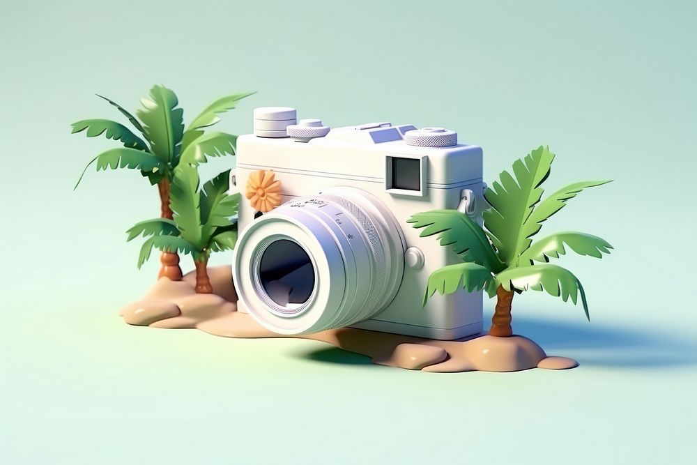 Camera plant electronics technology. AI generated Image by rawpixel.
