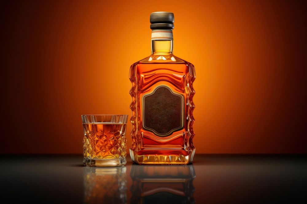 Bottle whiskey perfume whisky. AI generated Image by rawpixel.