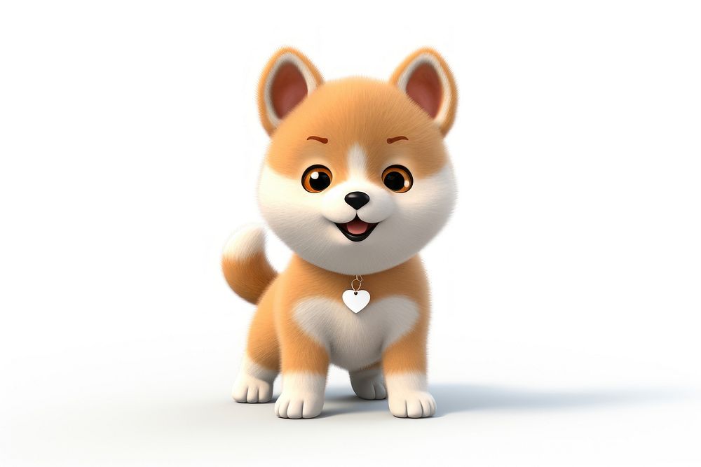 Cartoon animal cute pet. AI generated Image by rawpixel.