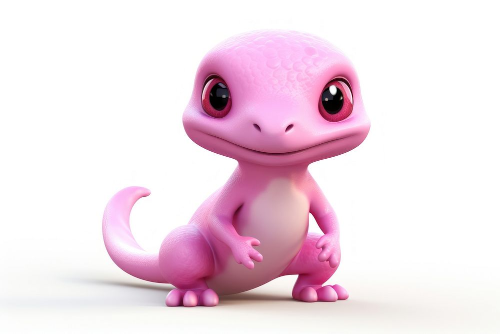 Cartoon animal cute pink. AI generated Image by rawpixel.