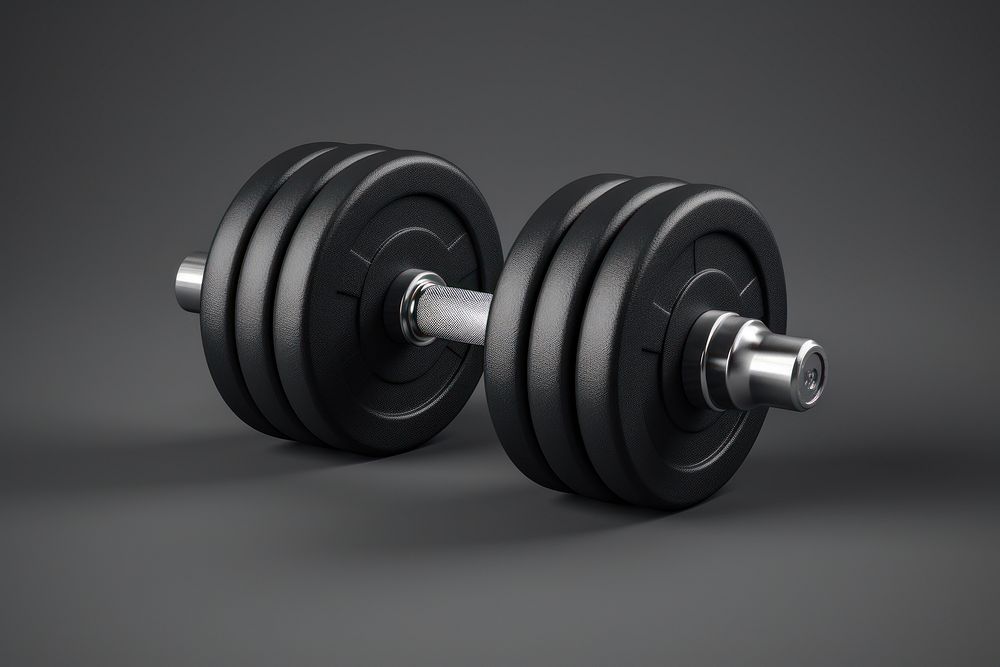 Dumbbell sports wheel gym. 