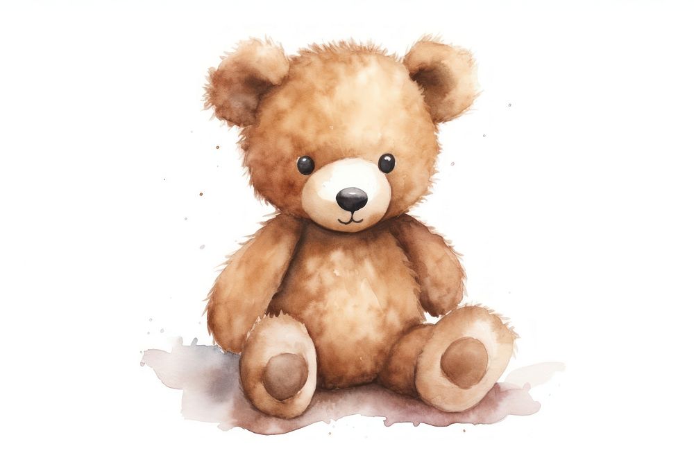Plush bear toy representation. AI generated Image by rawpixel.