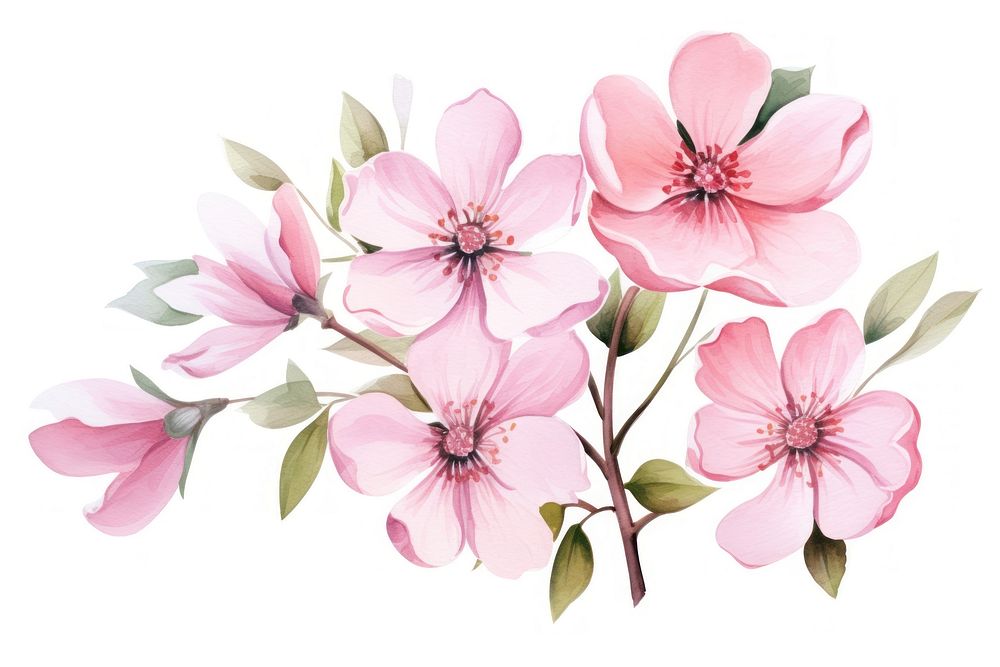 Flower blossom plant rose. AI generated Image by rawpixel.