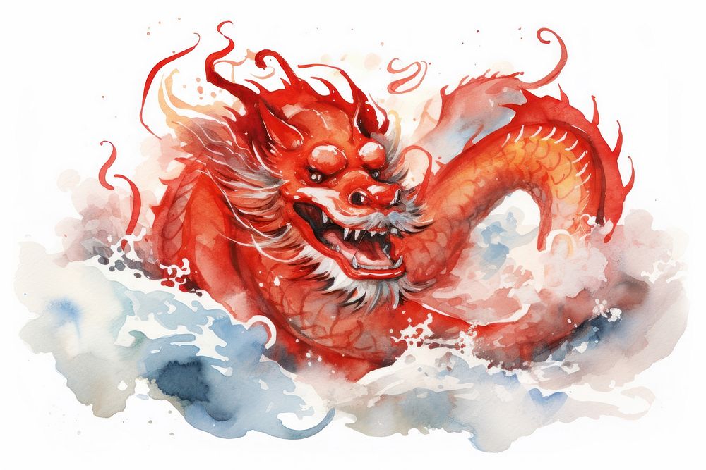 Dragon chinese new year representation | Premium Photo Illustration ...